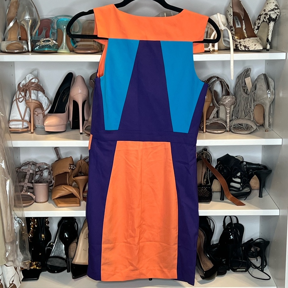 Color Block Mini Dress